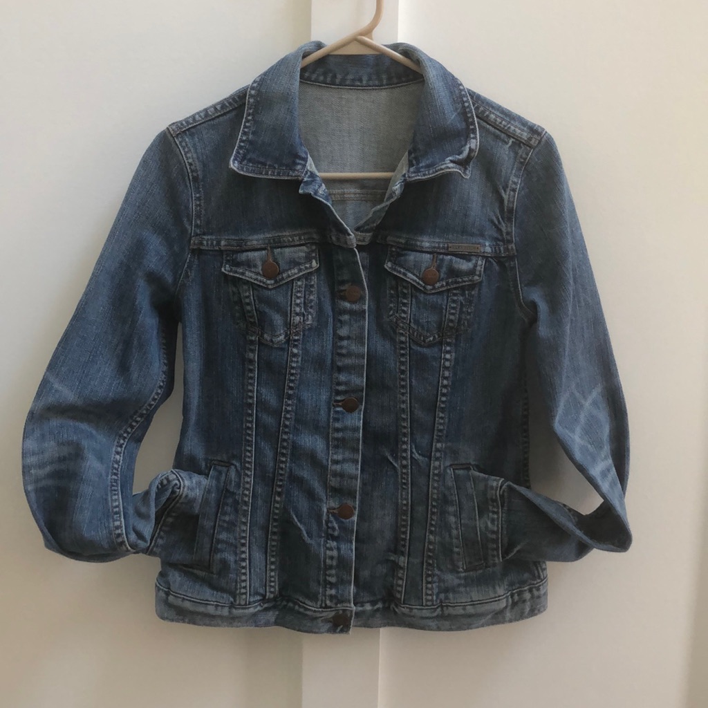 Ezra Fitch Denim Jean Jacket Fits Like A Size Small